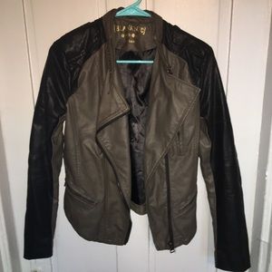 BLANKNYC Vegan leather Moro Jacket